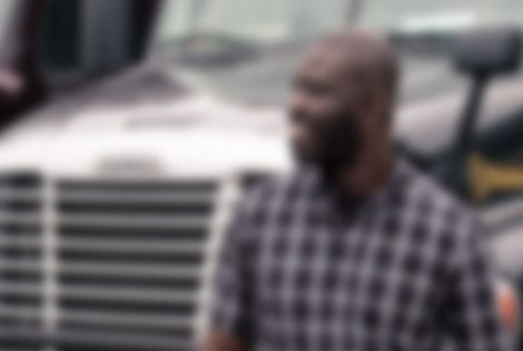 blurred independent contractor driver